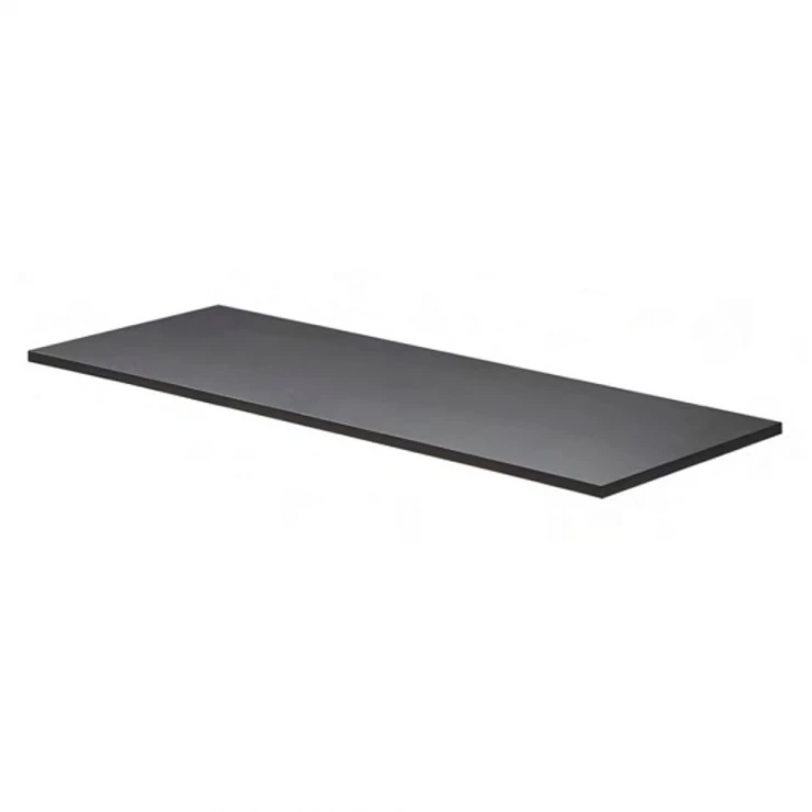 Bathco Bordplade Black Melamine Sort Mattt 100 cm-1