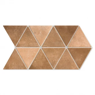 Klinker Triangle Brun Mat 28x49 cm-2