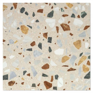 Klinker Guss-Terrazzo Beige Mat 60x60 cm-2