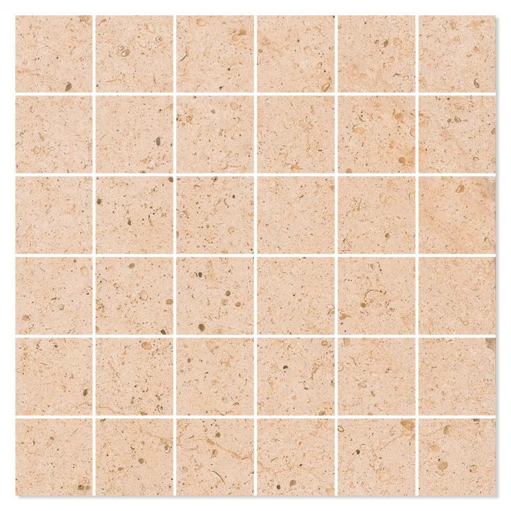 Mosaik Klinker Palladiana Beige Mat 30x30 (5x5) cm-0