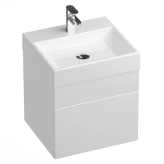 Ravak Håndvask Skab Natural Bath Hvid Glat 50 cm med Vask-2