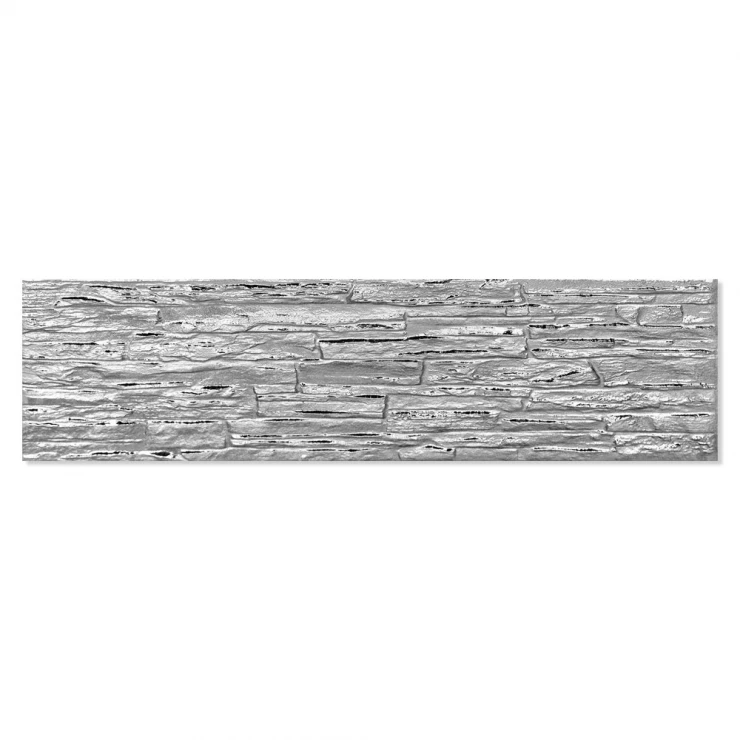 Dekor Vægflise Elite Mineral Sølv Blank 17x52 cm-0