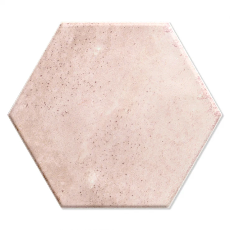 Heksagon Klinker Vivid Rose Mat 15x17 cm-1