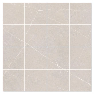 Marmor Mosaik Klinker Legacy Beige Mat 30x30 (7x7) cm-2