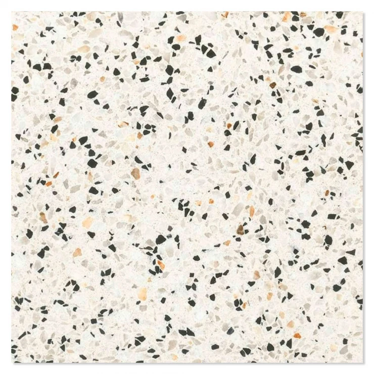 Klinker Terrazzo Harmony Hvid Mat 66x66 cm-1