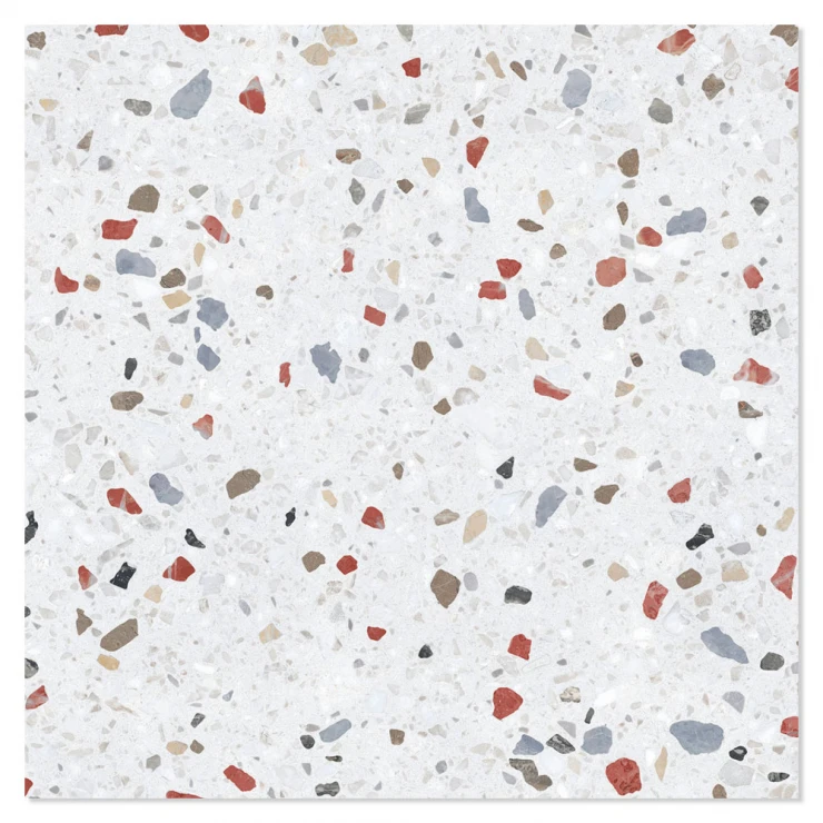 Klinker Terrazzo Enigma Multi Hvid Mat 66x66 cm-1