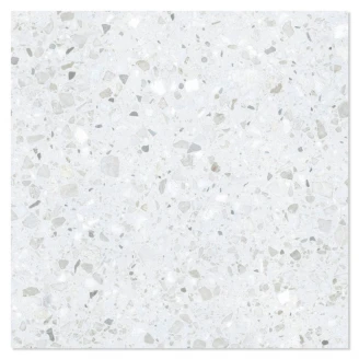 Klinker Terrazzo Enigma Hvid Mat 66x66 cm-2