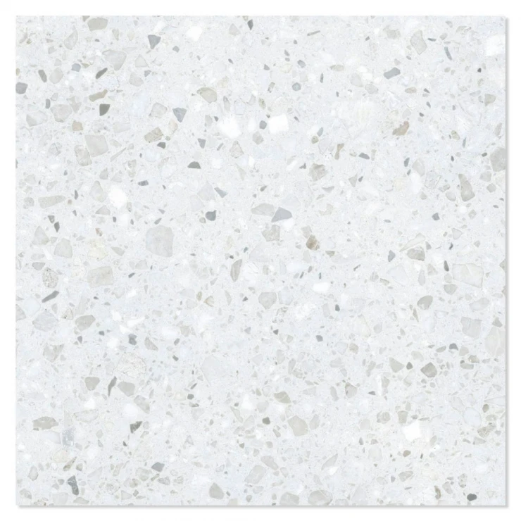 Klinker Terrazzo Enigma Hvid Mat 66x66 cm-1