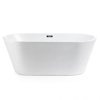 Badekar Luna Hvid Glat 180x80 cm