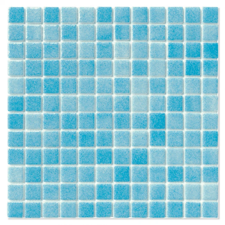 Poolmosaik Oceanic Blue Opalo Blank 32x32 cm-0