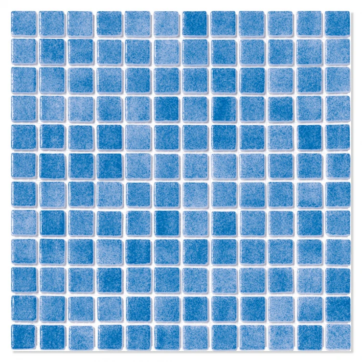 Poolmosaik Oceanic Blue Claro Blank 32x32 cm-1