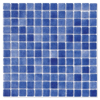 Poolmosaik Oceanic Blå Blank 32x32 cm-2