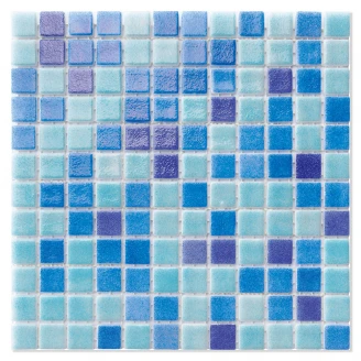 Poolmosaik Mermaid Blue Mix3 Blank 32x32 cm