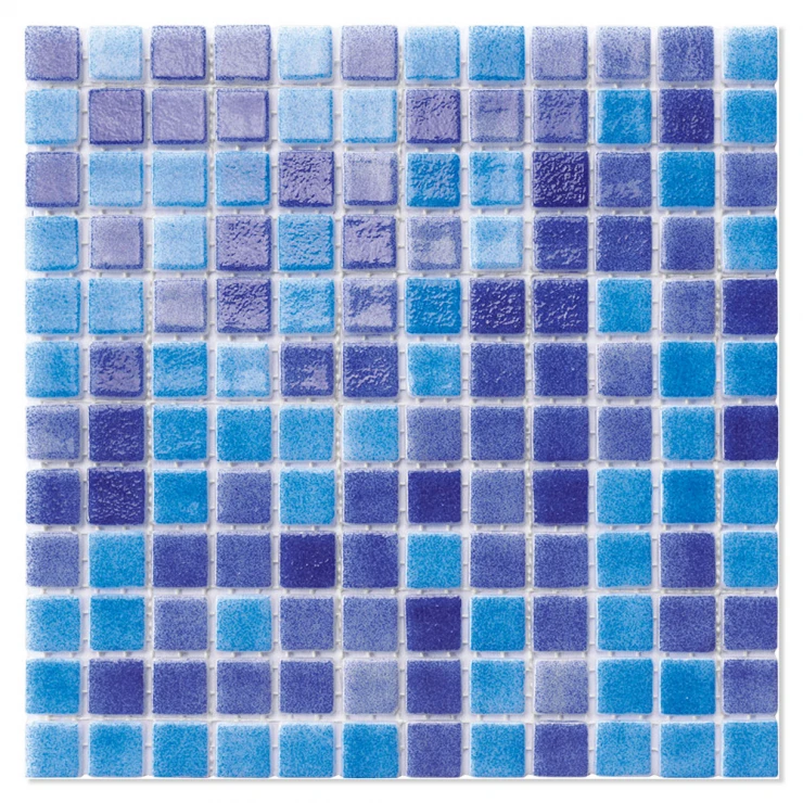 Poolmosaik Mermaid Blue Mix4 Blank 32x32 cm-0