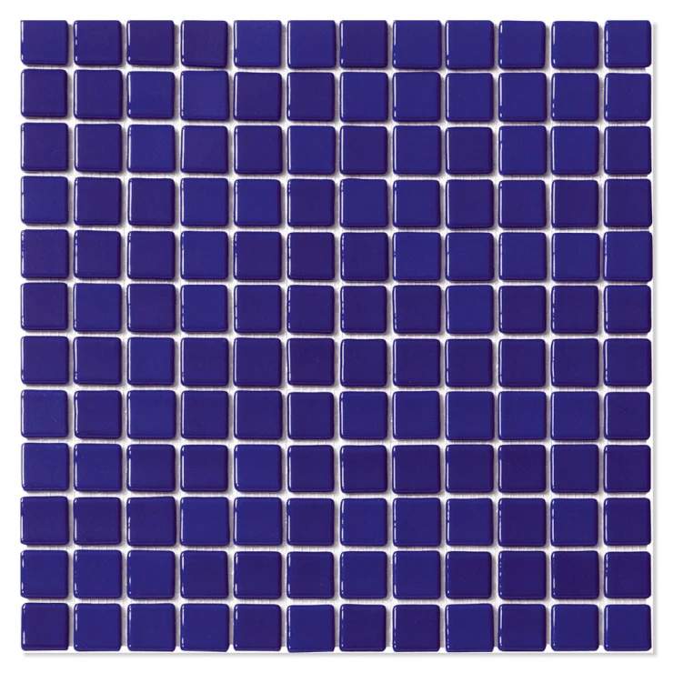 Poolmosaik Aquatic Blå-Oscuro Blank 32x32 cm-0