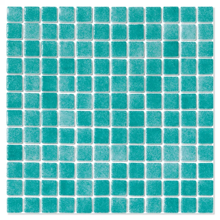 Poolmosaik Oceanic Turquoise Verde Blank 32x32 cm-0