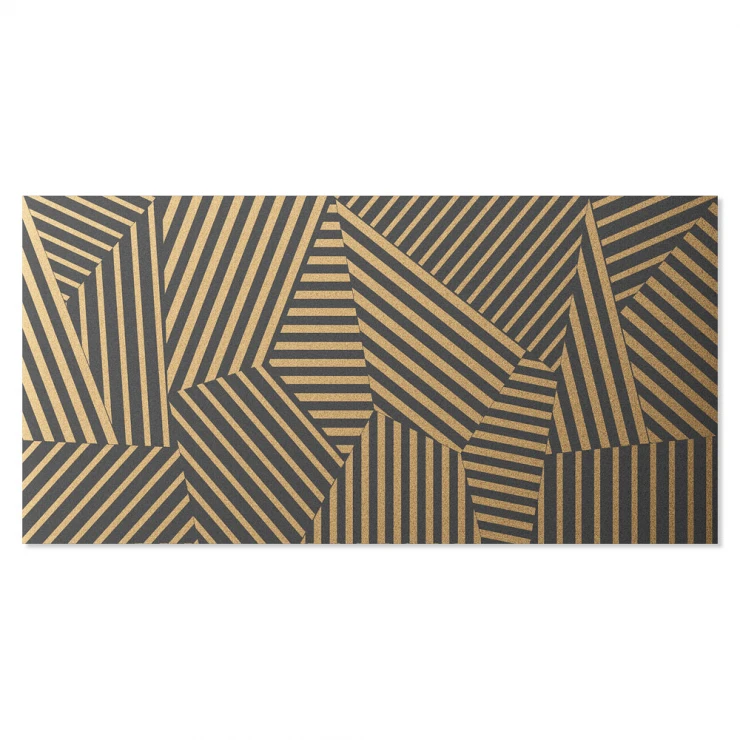 Vægflise Elite Print Guld Linje Blank 60x120 cm-1