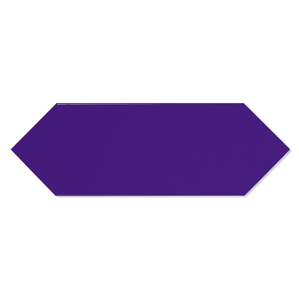 Vægflise Kaleidoscope Violet Blank 10x30 cm | Hill Ceramic®