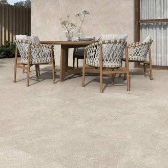 Udendørs Klinker Ecoform Beige Mat 60x60 cm Tykkelse 20 mm