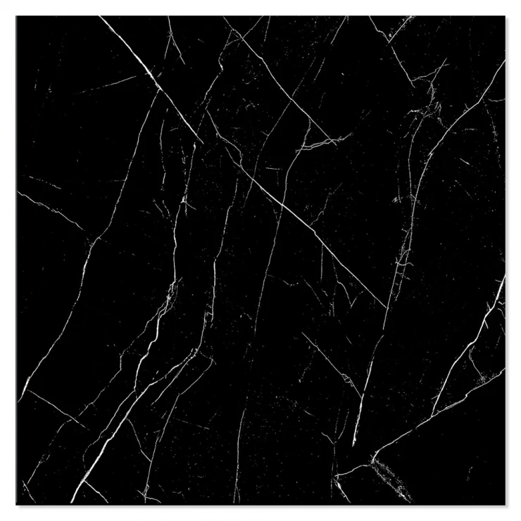 Unicomstarker Marmor Klinker Nero Marquinia Mat 80x80 cm-1