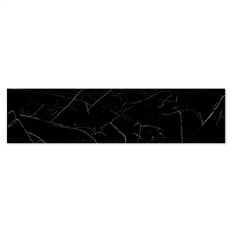 Unicomstarker Marmor Klinker Nero Marquinia Mat 15x60 cm-1