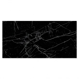 Unicomstarker Marmor Klinker Nero Marquinia Poleret 30x60 cm