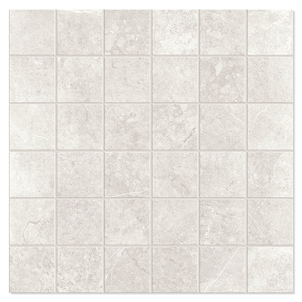 Unicomstarker Mosaik Klinker Evostone Ivory Mat 30x30 (5x5) cm