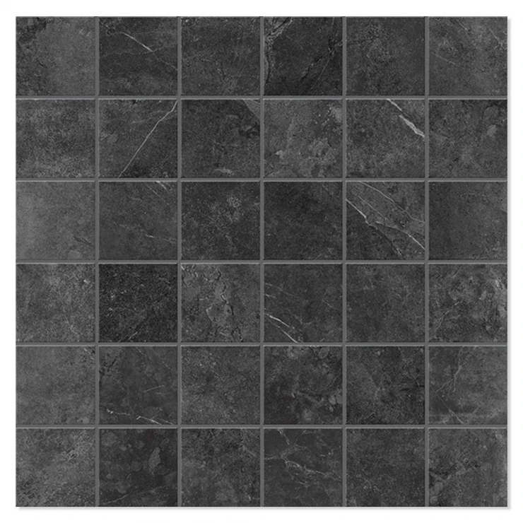 Unicomstarker Mosaik Klinker Evostone Graphite Mat 30x30 (5x5) cm-0