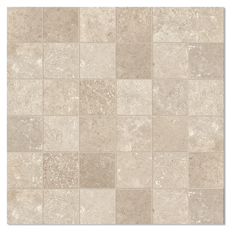 Unicomstarker Mosaik Klinker Pierre Neuve Sable Mat 30x30 (5x5) cm-0