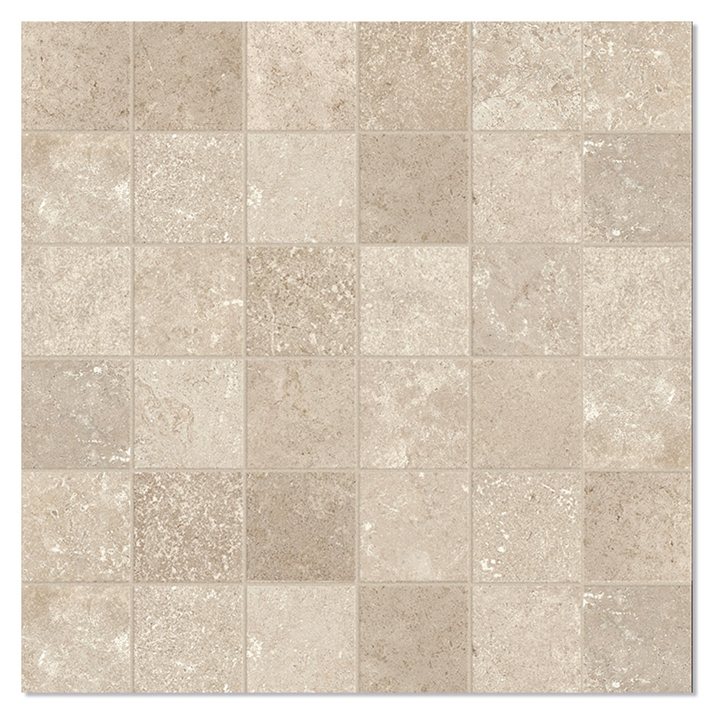 Unicomstarker Mosaik Klinker Pierre Neuve Sable Mat 30x30 (5x5) cm