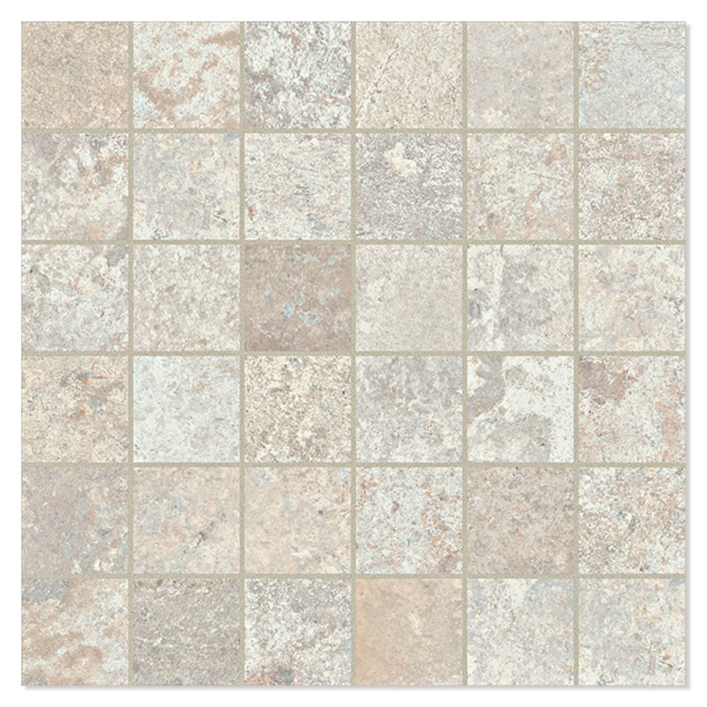 Unicomstarker Mosaik Klinker Debris Flint Mat 30x30 (5x5) cm