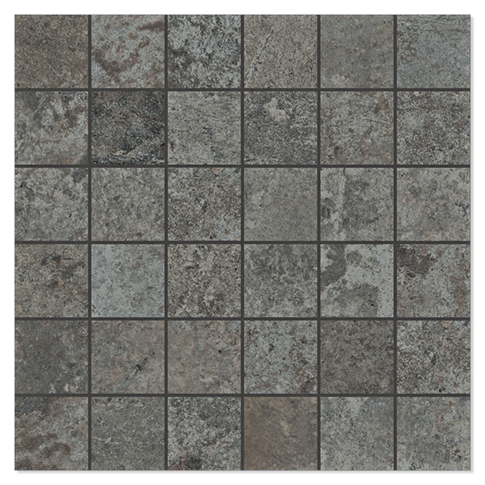 Unicomstarker Mosaik Klinker Debris Soot Mat 30x30 (5x5) cm