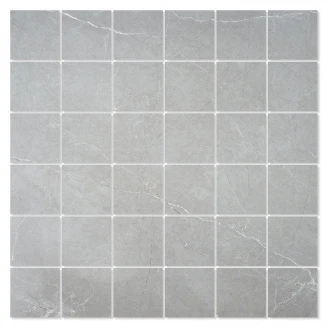 Marmor Mosaik Klinker <strong>Marble Art</strong>  Grå Mat 30x30 (5x5) cm