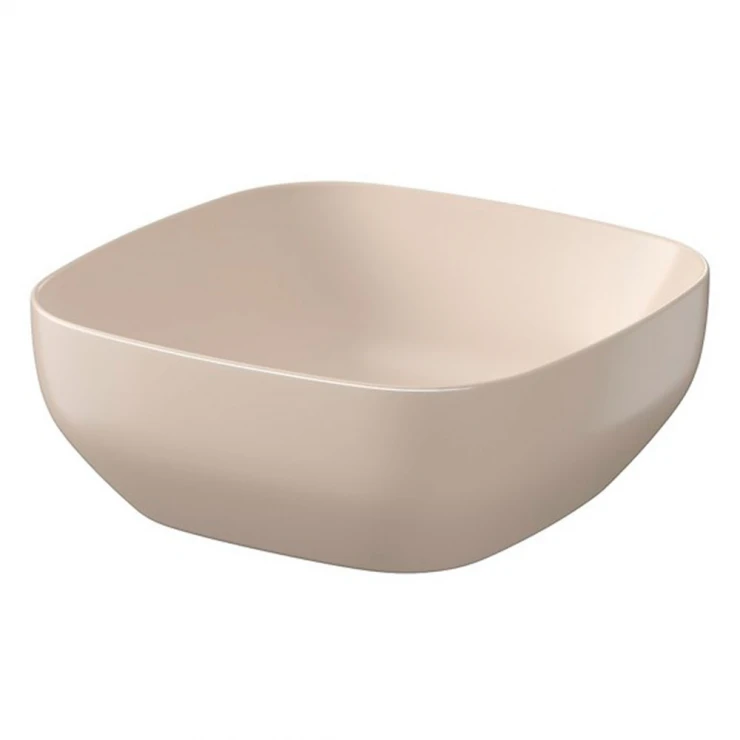 Håndvask Noto Firkant Beige Mat 38 cm-0