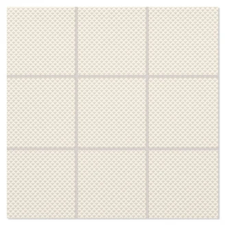 Mosaik Klinker Paintbox Lys Beige Vaffel Matt-Relief 30x30 (10x10) cm-2