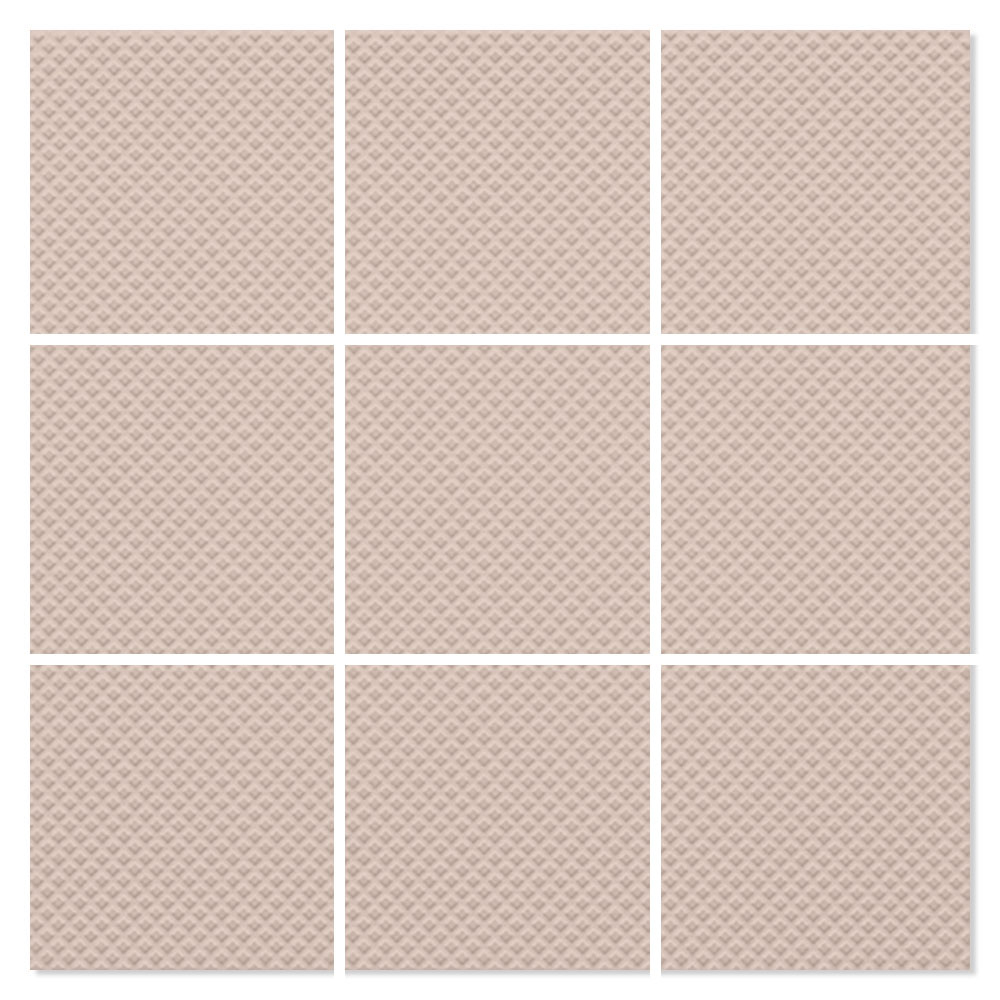 Mosaik Klinker Paintbox Beige-Waffle Matt-Relief 30x30 (10x10) cm