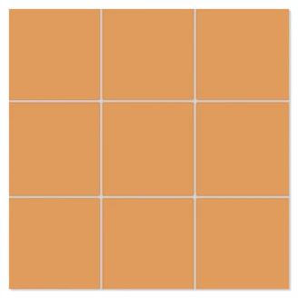 Mosaik Klinker Paintbox Bleg Orange Matt 30x30 (10x10) cm-2