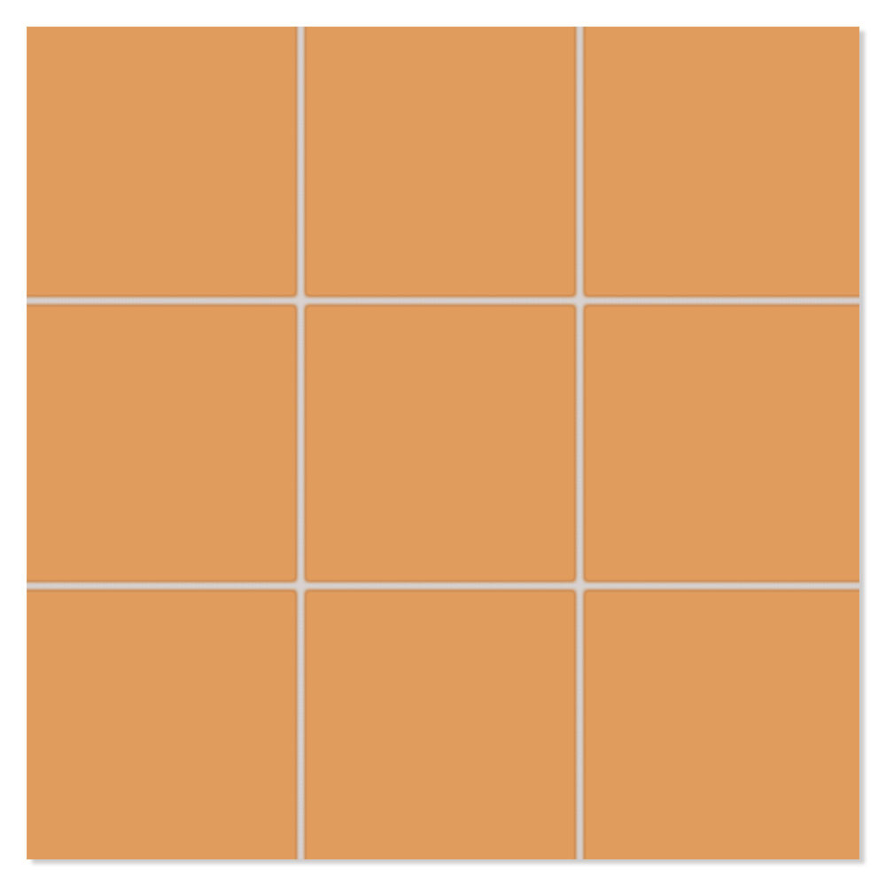 Mosaik Klinker Paintbox Bleg Orange Matt 30x30 (10x10) cm