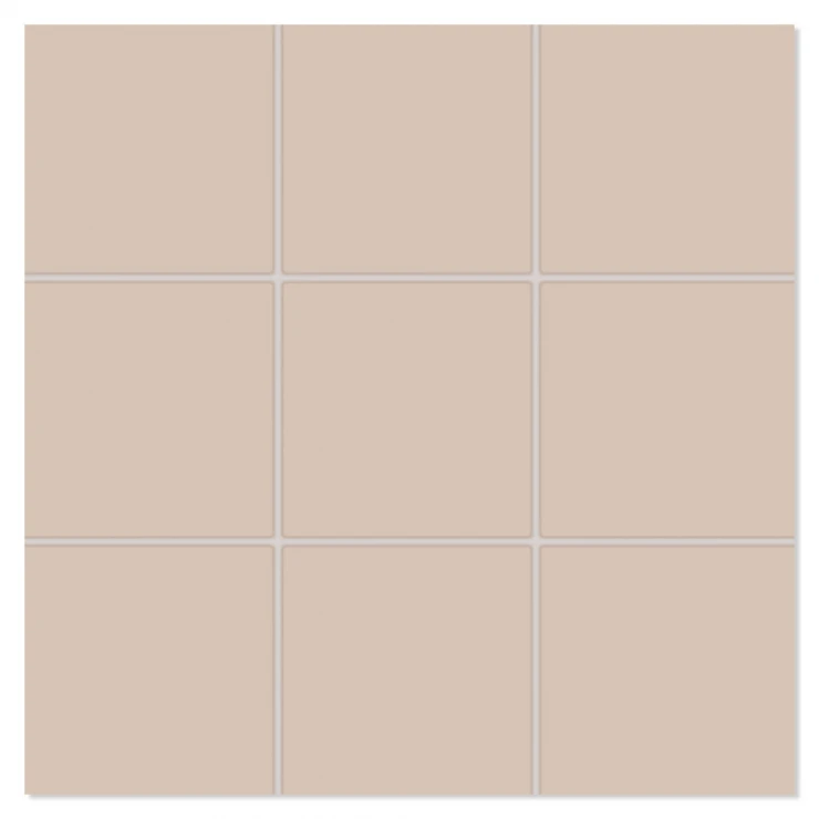 Mosaik Klinker Paintbox Beige Matt 30x30 (10x10) cm-0