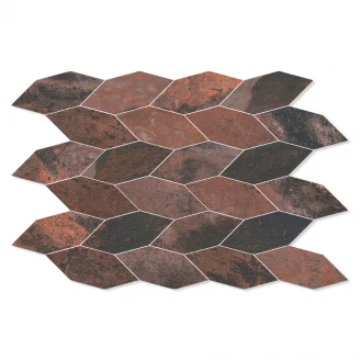 Mosaik Klinker Homeslate Bronze Halvpoleret 29x38 cm-2