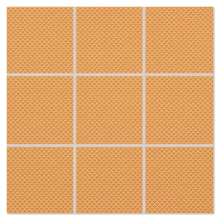 Mosaik Klinker Paintbox Bleg Orange Sandpapir Matt-Relief 30x30 (10x10) cm-0