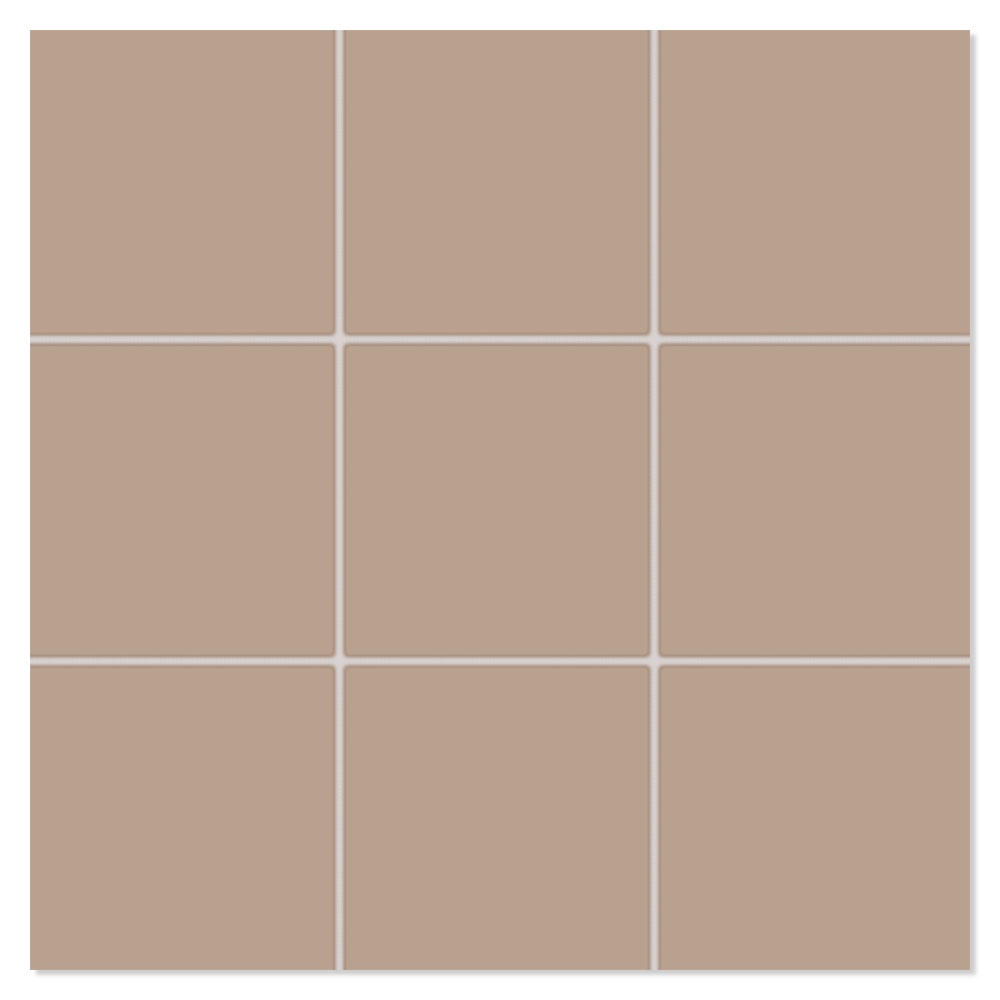 Mosaik Klinker Paintbox Beige-Brun Matt 30x30 (10x10) cm