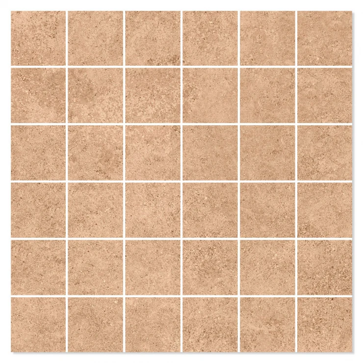 Mosaik Klinker Casemolino Brun Mat 30x30 (5x5) cm-0