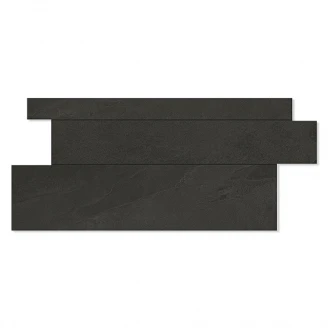 Unicomstarker Dekor Vægflise <strong>Brazilian Slate</strong>  Rail Black Mat 30x60 cm