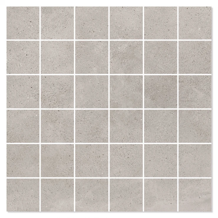 Mosaik Klinker Elysium Grå Mat 30x30 (5x5) cm-0