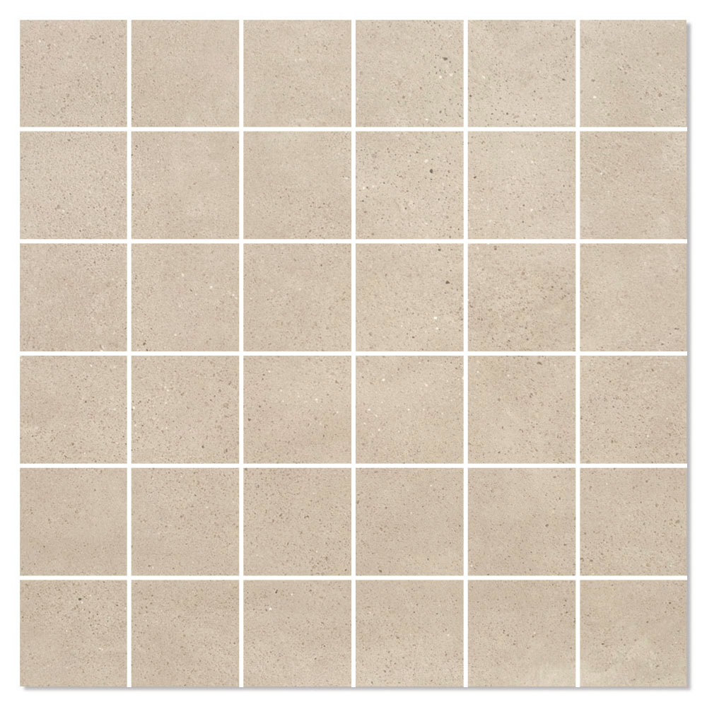 Mosaik Klinker Elysium Beige Mat 30x30 (5x5) cm