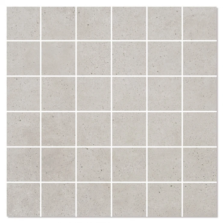 Mosaik Klinker Elysium Lysegrå Mat 30x30 (5x5) cm-0