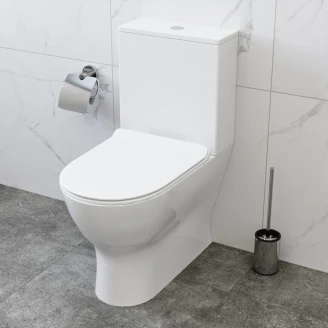 Bathco Toilet <strong>Sidney</strong>  Hvid Glat