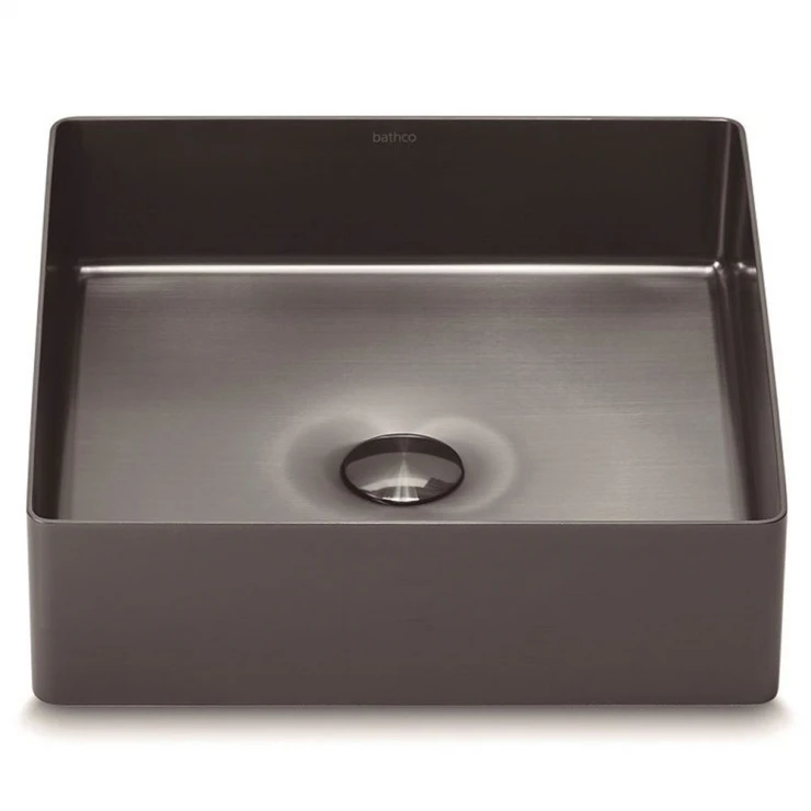 Bathco Håndvask Detroit 40 Metallic Mørk Krom 40 cm-0