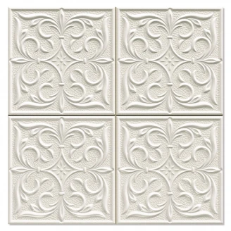 Klinker Grandeur Ivory Mat-Relief 33x33 cm